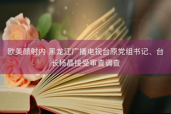 欧美颜射内 黑龙江广播电视台原党组书记、台长杨晶接受审查调查
