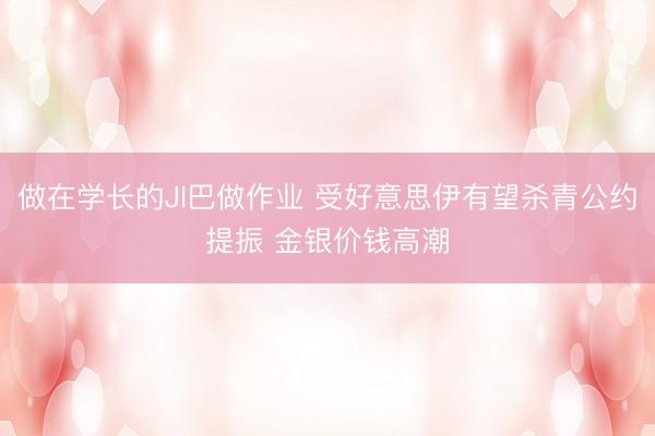 做在学长的JI巴做作业 受好意思伊有望杀青公约提振 金银价钱高潮