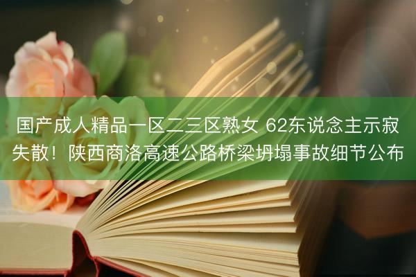 国产成人精品一区二三区熟女 62东说念主示寂失散！陕西商洛高速公路桥梁坍塌事故细节公布