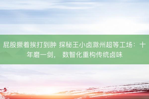 屁股撅着挨打到肿 探秘王小卤滁州超等工场：十年磨一剑， 数智化重构传统卤味
